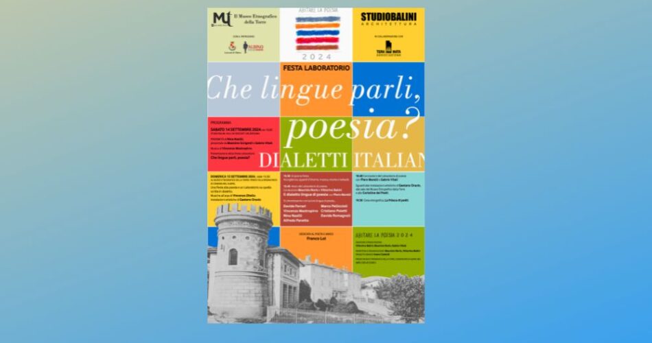 Festa laboratorio di poesia dialettale